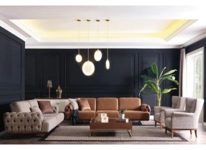 Sofáová sestava 4dílná Chesterfield designů nábytek garnitura sofa