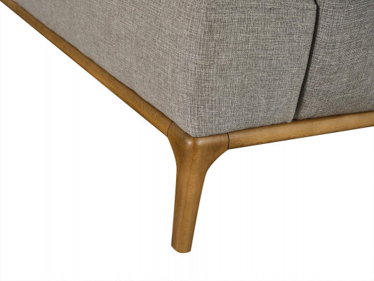 Sofa set Pohovka Křeslo 3+2+1sedák Tkanina Luxus Šedá Pohovky Obývací pokoj