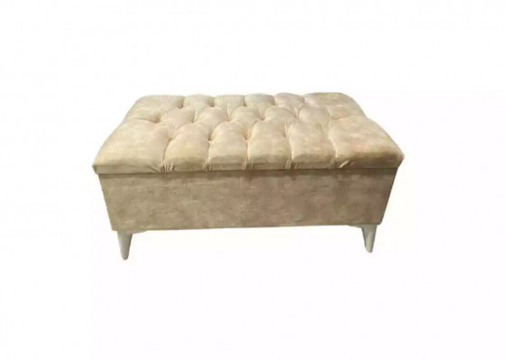 Design taburet Design polstrová nožička Ottomane sedadlo textilní Chaise Lounge