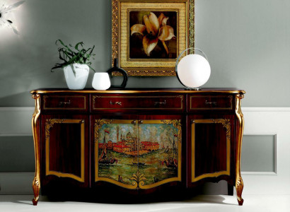 Design Nábytek Luxus Barokní Buffet Komoda Šatník xxl Design Italský Nový