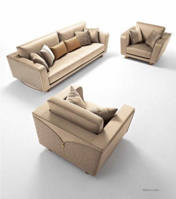 Sofa set Luxus nábytek Pohovka Sedací souprava 3+2 sedadla Pohovky 2 díly Itálie