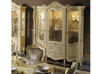 Vitrína Solnice Buffet Skříň Italský nábytek Vybavení Regály Vitríny