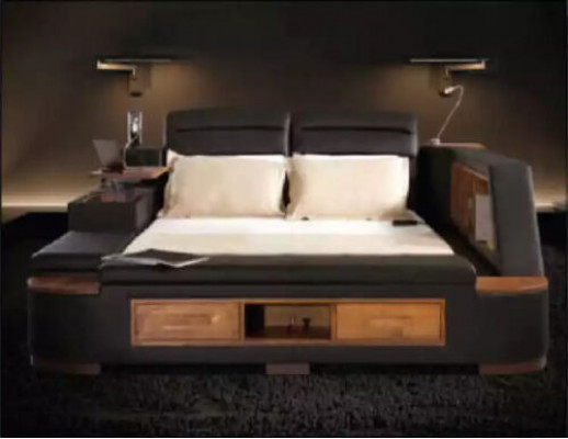 Vícefunkční postel manželské postele Moderní postelový rám Postele 180x200cm Hotel Nový