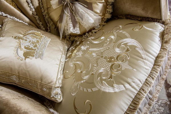 Design Sofa Pohovka Potahované pohovky Sedací Klasický Textil 3 Sedačky Třísedák