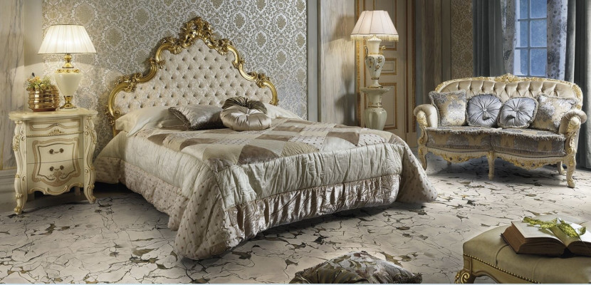 Postel 2x noční stolek 3 kusů. Designový hotelový set ložnice nový