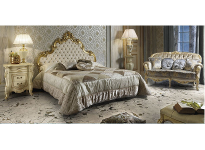 Postel 2x noční stolek 3 kusů. Designový hotelový set ložnice nový