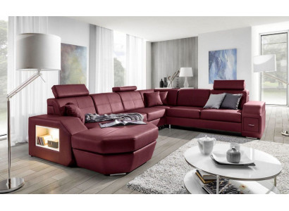 Noble design čalouněný rohový garnitur Wohnlandschaft Sofas Couches Seat