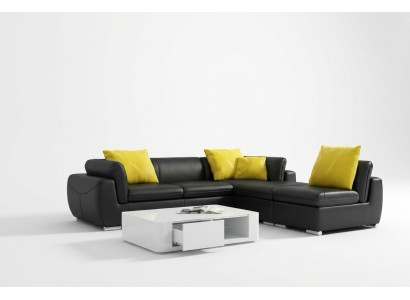 Kůžená pohovka gauč obývací souprava rohová sedací souprava design moderní pohovka F3014 nová