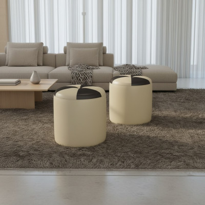 Design Polster Hocker Fußhocker Ottomane Sitz Chaise Gepolstert Pufa FT009