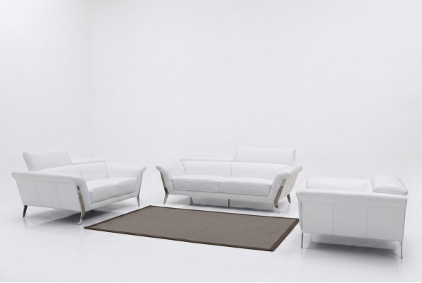 3 Sitzer (ohne 2+1) Sofa Couch Polster XXL Big Sofas Leder Sitz Design