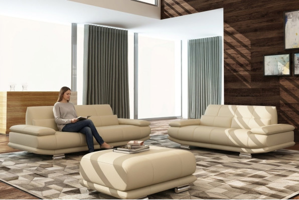 Sofa pohovka čalouněná 3místná kůže pohovky garnitury pohovky posezení design