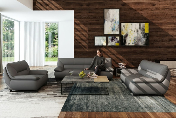 Leder Sofa Couch Polster Garnitur 3+2 Sitzer Couchen Sofas Garnituren Sofas Neu