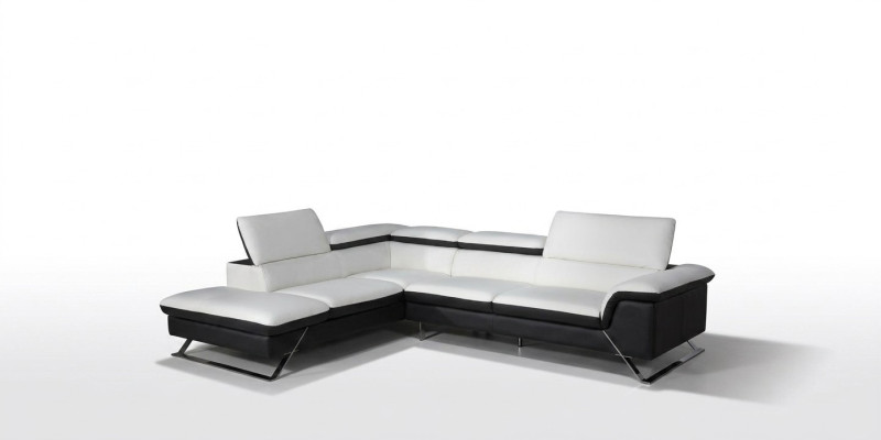 Designer Sitzpolster Ledersofa Garnitur Couch Wohnlandschaft L Form