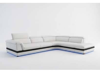Kožená pohovka Rozkládací pohovka Obývací souprava Rohová pohovka Nábytek Design Moderní Pohovka 5130