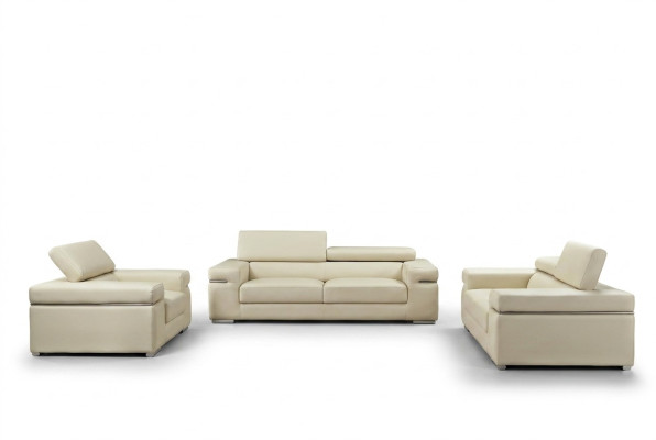 Sofagarnitur Couch 80 20 Polster Leder Sofa Wohnzimmer Sitz 3+2+1 Set