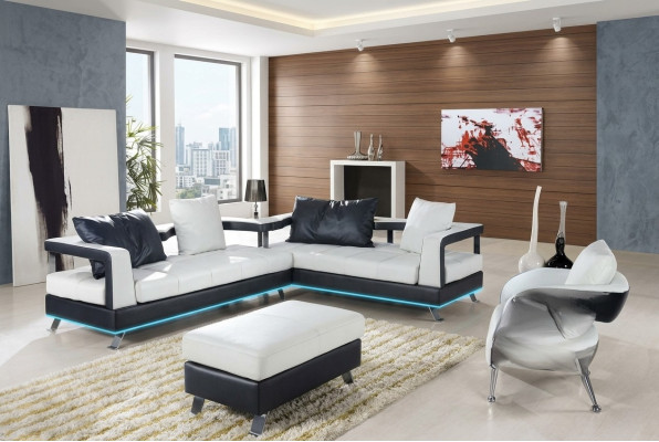 Kožená pohovka Couch obývací souprava rohová sedací souprava Design Moderní Pohovka Nový
