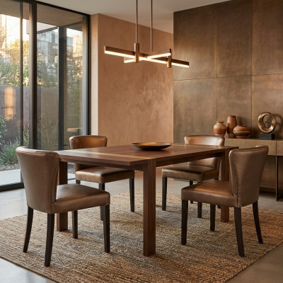 4x židle židle polstrovaný design opěrka kompletní sada moderního nábytku nový