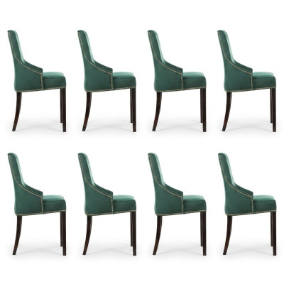 8x Design Polster Sitz Stühle Stuhl Seht Garnitur Sessel Lounge Club Set