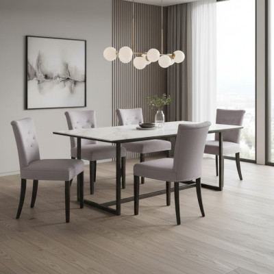 4x Design Polster Stühle Stuhl Seht Garnitur Sessel Lounge Club Set Modern