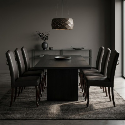 8 křesel Chesterfield židle polstrované křeslo židle design sedadlo klubový nábytek nový