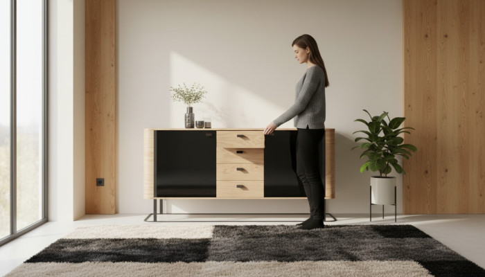 Konsole Kommode Holzschrank Sideboard Kommodenschrank Dekorative Schrank