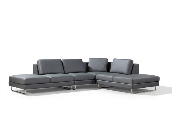 Ledersofa Design Polster Ecksofa Wohnlandschaft Eck Sofas Couchen