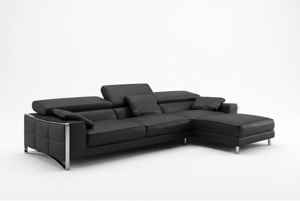 Multifunktions Ecksofa Garnitur Ledersofa Sitz Wohnzimmer Ecke Sofa