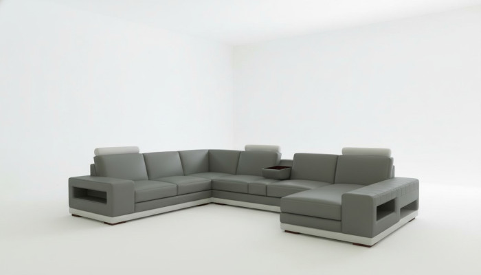 Ledová pohovka Pohovka Obývací krajina U-Forma Design Moderní Pohovka 5154