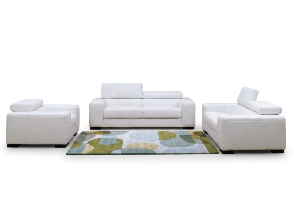Moderne Multifunktions Couch Sofa Polster Garnitur 3+2+1 Sitz Leder Set