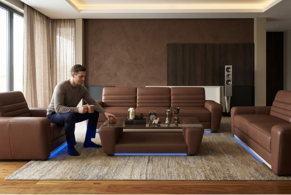 Moderní designový skleněný stůl nábytkový stůl konferenční stůl pohovka