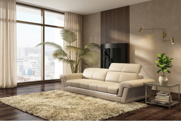 Kožená pohovka, gauč, moderní design s třemi sedadly - sofa Living Landscape 3 výrobku 5136_3ER.
