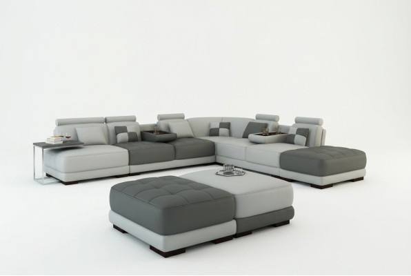 XXL Designer Wohnlandschaft Polster L Form Ecksofa Eck Garnitur Sofa