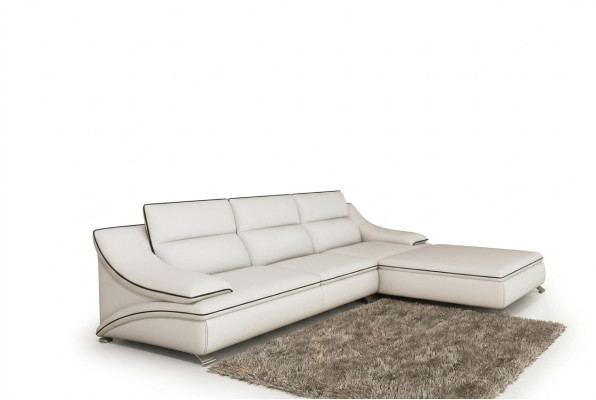 Design Polster Eck Sofa Couch Leder Sofas Garnitur Wohnlandschaft XXL