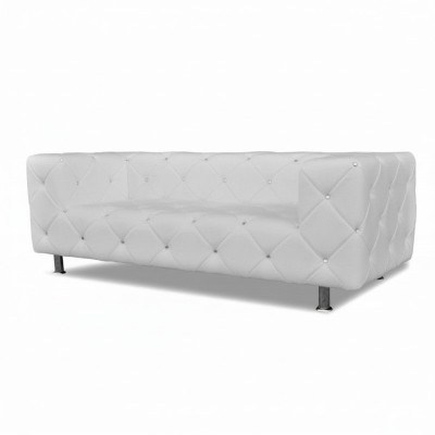 Chesterfield Sofa Kožená pohovka Designérská křišťálová sedačka čalouněná pohovka pohledávky Nová