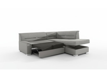 Schlafsofa Sofa Polster Wohnzimmer Textil Ecksofa Couch Sitz Garnitur Sofas