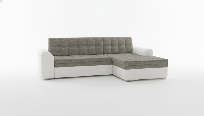 Design Schlafsofa Sofa Polster Wohnzimmer Ecksofa Couch Textl Stoff