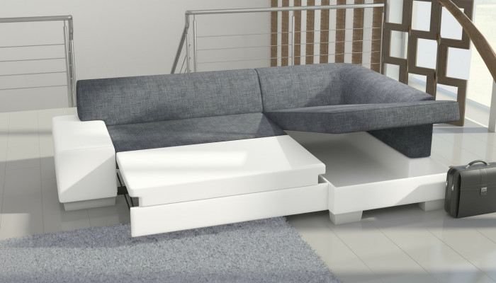 Sofa obývací stěna obývací pokoj rohová sedací souprava kůže gauč polstrovaný set
