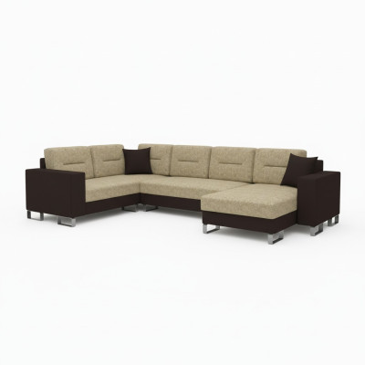 Design Ecksofa Schlafsofa Bettfunktion Couch Leder Polster Textil Sofas Neu 3260