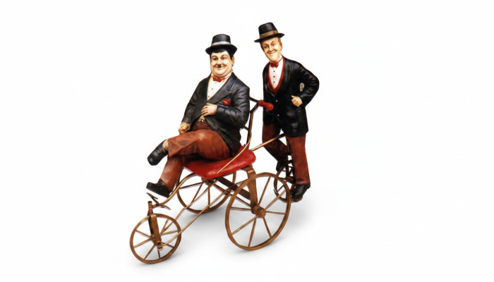 Design Radfahrer Figur Statue Skulptur Figuren Skulpturen Dekoration Deko 5305