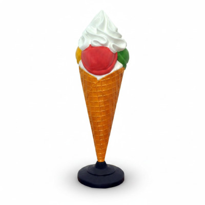 Design Eis Eisdiele Ständer Figur Statue Skulptur Figuren Skulpturen Dekoration