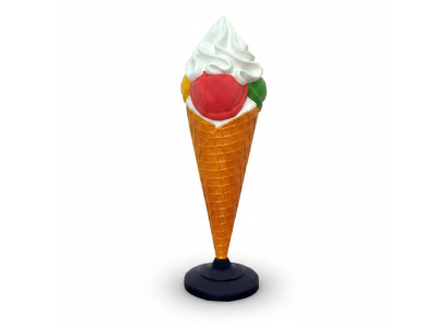 Design Eis Eisdiele Ständer Figur Statue Skulptur Figuren Skulpturen Dekoration