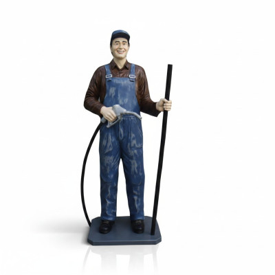 Design USA Tankstelle Figur Statue Skulptur Figuren Skulpturen Dekoration Deko