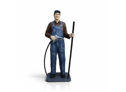 Design USA Tankstelle Figur Statue Skulptur Figuren Skulpturen Dekoration Deko