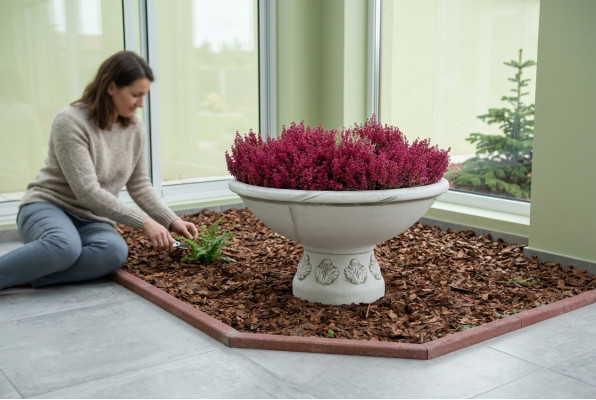 Blumenkübel Pflanz Kübel Dekoration Figur Blumentöpfe Natur Garten Vasen