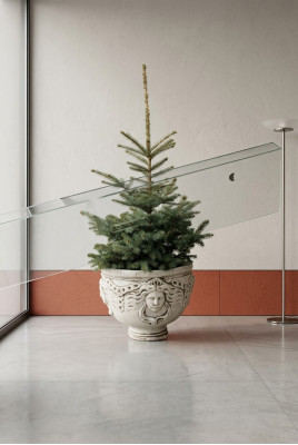 Blumenkübel Pflanz Kübel Dekoration Figur Blumentöpfe Garten Vasen Natur