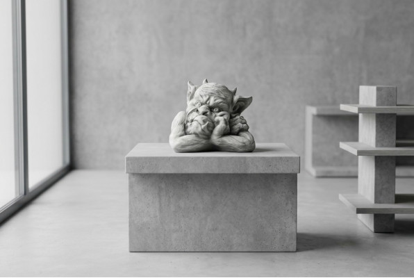 Troll 18cm Skulptur Design Figur Statue Garten Figuren Statuen