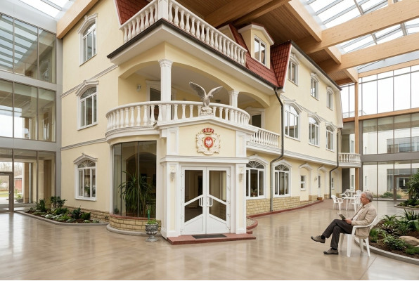 Edler Wappen Dekoration Haus Wand Garten Skulptur Figur Skulpturen