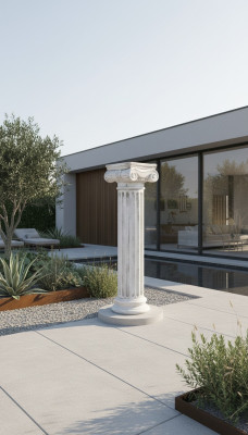 Säule Säulen Antik Stil Säulen Garten Römische Dekoration deko 91cm