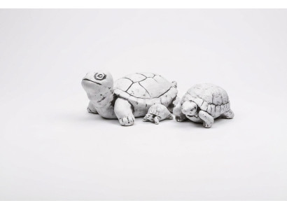 Garten Dekoration Schildkröte Terrasse Stein Figuren Figur Deko Statue