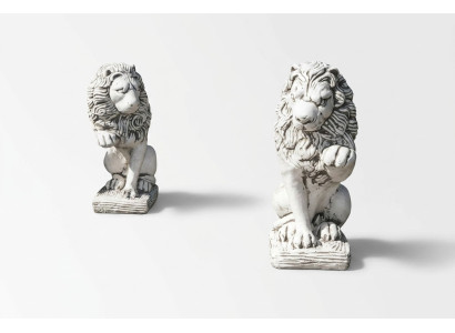Garten Dekoration Löwe Statue Skulptur Figuren Skulpturen Natur Designer